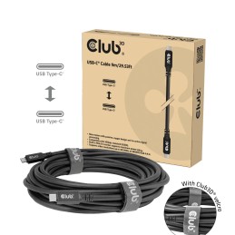 CLUB3D Câble USB-C® 8K 60 Hz, 60W, 20 Gbps, USB4, 9 m   29,53 pieds