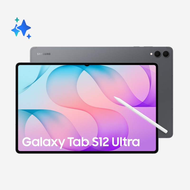 Samsung Galaxy Tab S12 Ultra 5G 256 Go 37,1 cm (14.6") 12 Go Wi-Fi 7 (802.11be) Gris