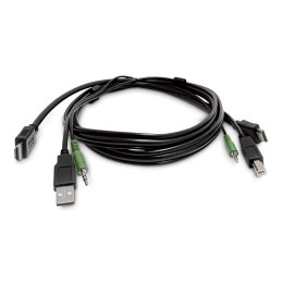 StarTech.com SKHDMMKVM-06-TAA KVM cable Black 70.9" (1.8 m)