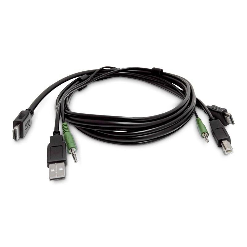 StarTech.com SKHDMMKVM-06-TAA KVM cable Black 70.9" (1.8 m)