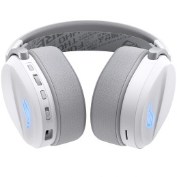ASUS ROG Pelta Kopfhörer Verkabelt & Kabellos Kopfband Gaming USB Typ-C Bluetooth Weiß