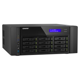 QNAP TS-h1290FX NAS Torre EPYC 7232P 64 GB DDR4 0 TB QuTS hero Negro