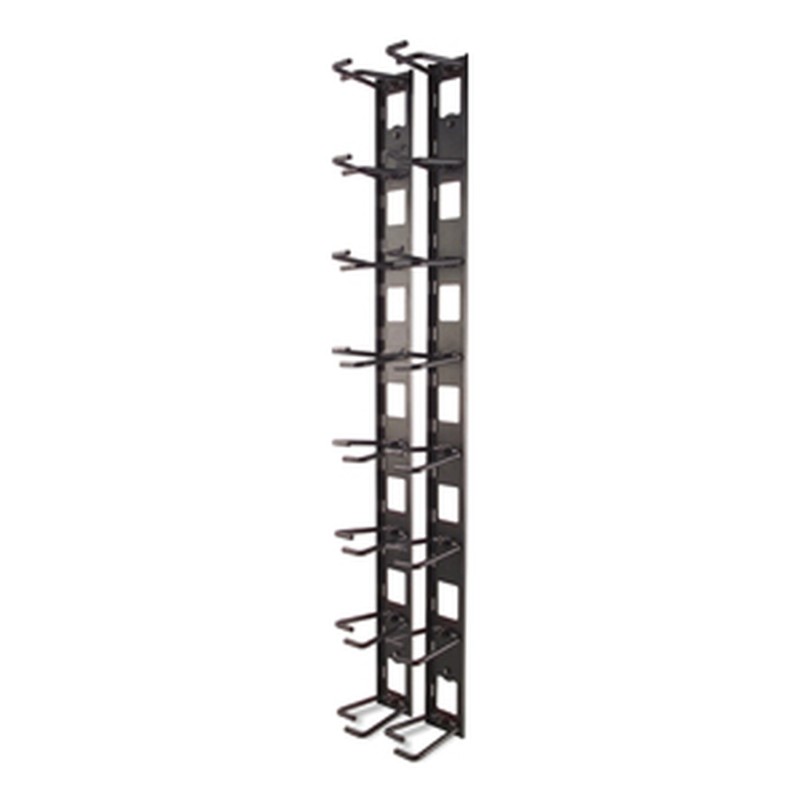 APC NetShelter Kabelmanagement, Vertikaler Kabelmanager, Kabelringe, Satz mit 8 Stück, Schwarz, 55 mm x 766 mm x 85 mm