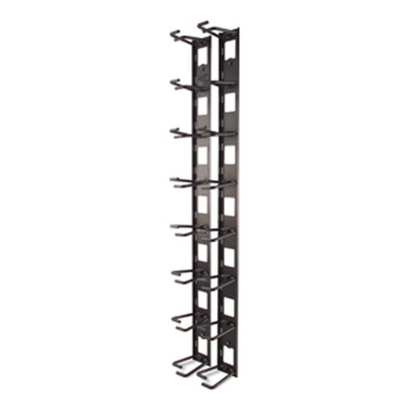APC NetShelter Kabelmanagement, Vertikaler Kabelmanager, Kabelringe, Satz mit 8 Stück, Schwarz, 55 mm x 766 mm x 85 mm