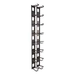 APC NetShelter Kabelmanagement, Vertikaler Kabelmanager, Kabelringe, Satz mit 8 Stück, Schwarz, 55 mm x 766 mm x 85 mm