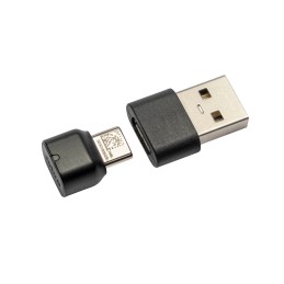 Jabra 14208-38 cambiador de género para cable USB C USB A Negro