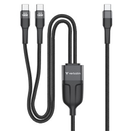 Verbatim 30279 USB Kabel USB 2.0 1,5 m USB C 2 x USB C 0,48 Gbit s 100 W Grau
