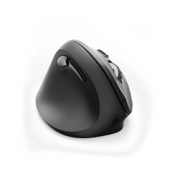 Hama | Ratón inalámbrico vertical ergonómico para zurdos "EMW-500L", 6 botones, negro