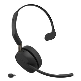 Jabra Evolve3 65 Headset Wireless Head-band Office Call center USB Type-C Bluetooth Black