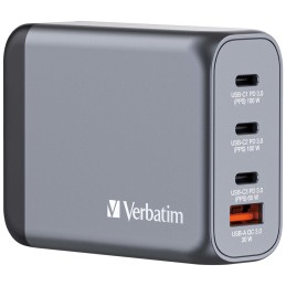 Verbatim GNC-100 Universal Black, Gray AC Fast charging Indoor
