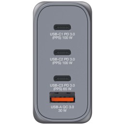 Verbatim GNC-100 Universal Negro, Gris Corriente alterna Carga rápida Interior
