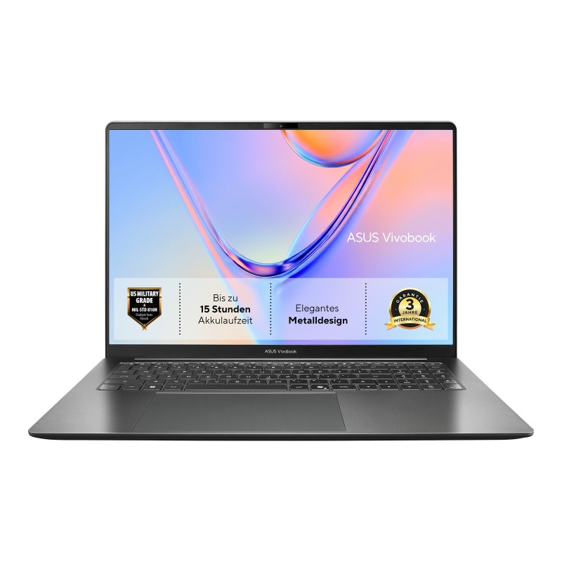 ASUS Vivobook S16 S5652MA-TK092W Intel Core 7 350 Ordinateur portable 40,6 cm (16") WUXGA 16 Go LPDDR5x-SDRAM 256 Go SSD Wi-Fi