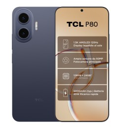 TCL P80 6.83" Dual SIM Android 16.0 5G USB Type-C 8 GB 128 GB 5000 mAh Blue