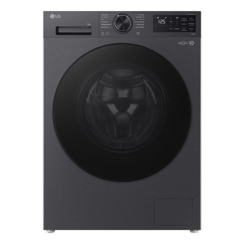 LG F2X7SLIM9B machine à laver Charge avant 9 kg 1200 tr min Noir
