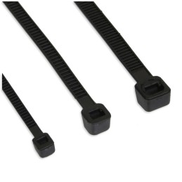 InLine 59963G serre-câbles Noir 100 pièce(s)