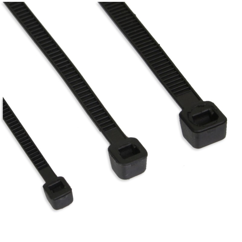 InLine 59963G serre-câbles Noir 100 pièce(s)