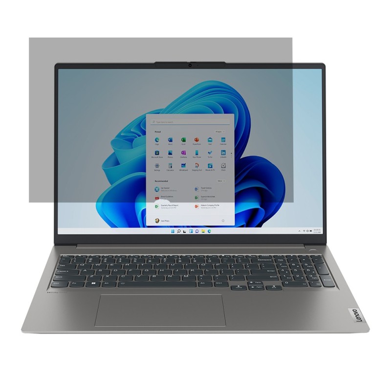 Lenovo 4XJ1U03940 filtro para monitor 40,6 cm (16") Portátil Filtro de privacidad para pantallas sin marco