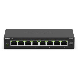 NETGEAR GS308E Managed L2 L3 Gigabit Ethernet (10 100 1000) Black