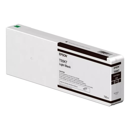 Epson Singlepack Light Black T55K700 UltraChrome HDX HD 700ml