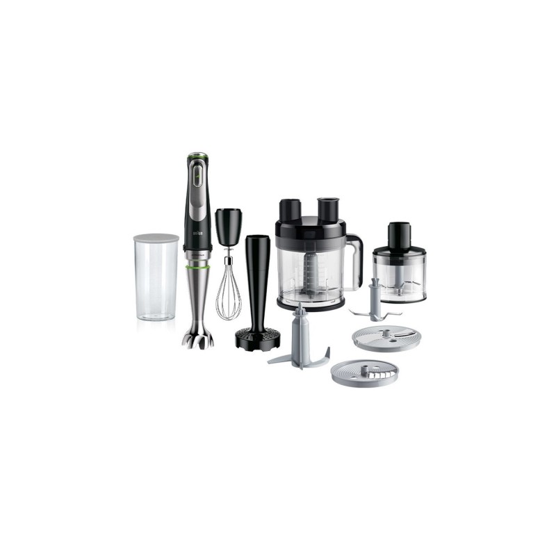 Braun MultiQuick 9 MQ 9187XLI 0,6 L Mélangeur par immersion 1200 W Noir, Acier inoxydable