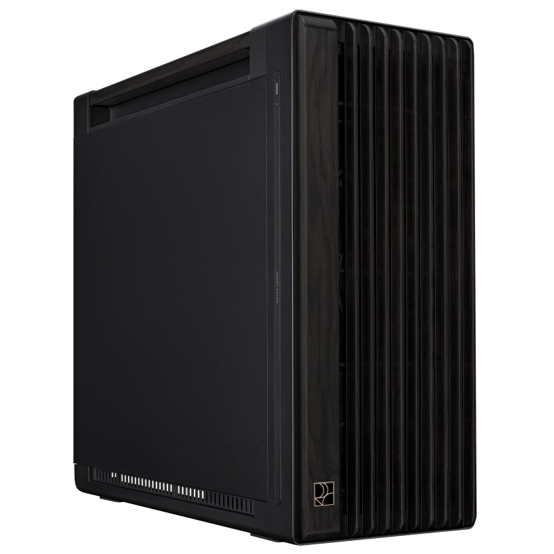 ASUS ProArt PA602 Wood Edition – Metal Panel Midi Tower Schwarz