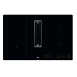 AEG CCE84543CB hobs Negro Integrado 77 cm Con placa de inducción 4 zona(s) Campana integrada