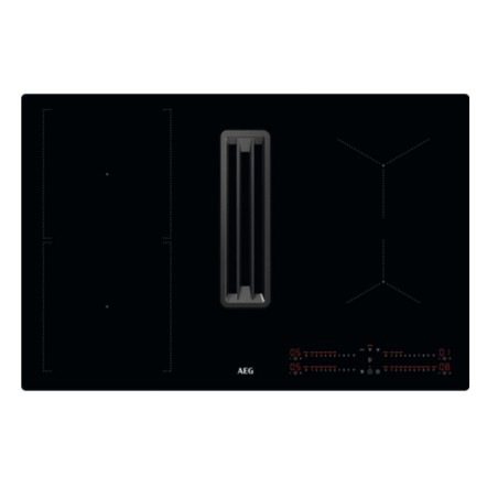 AEG CCE84543CB hobs Negro Integrado 77 cm Con placa de inducción 4 zona(s) Campana integrada