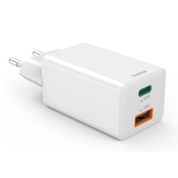 Hama 00201993 Ladegerät für Mobilgeräte Handy, Laptop, Smartphone, Tablets Weiß AC Schnellladung Drinnen