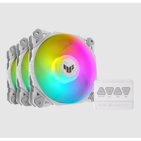 ASUS TUF GAMING TF120 ARGB WHITE EDITION 3IN1 Computer case Fan 4.72" (12 cm) 3 pc(s)