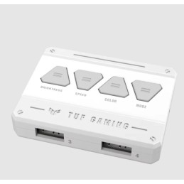 ASUS TUF GAMING TF120 ARGB WHITE EDITION 3IN1 Case per computer Ventilatore 12 cm Bianco 3 pz