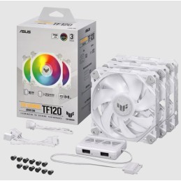 ASUS TUF GAMING TF120 ARGB WHITE EDITION 3IN1 Computer case Fan 4.72" (12 cm) 3 pc(s)