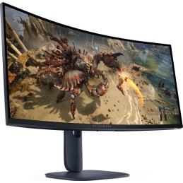 Alienware AW3425DWM écran plat de PC 86,4 cm (34") 3440 x 1440 pixels Wide Quad HD LCD Noir, Bleu