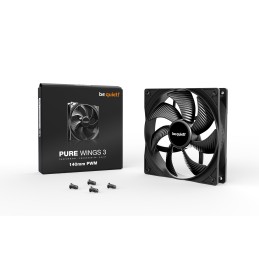 be quiet! Pure Wings 3 140mm PWM Computer case Fan 5.51" (14 cm) Black 1 pc(s)