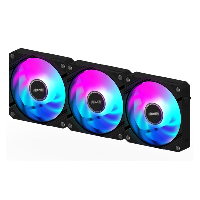 GIGABYTE AORUS EZ CHAIN FAN 120 (3-Pack) Motherboard 4.72" (12 cm) Black 3 pc(s)