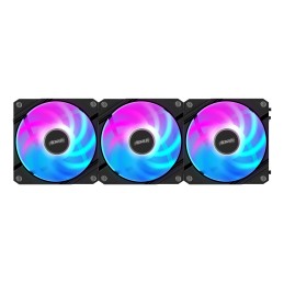 GIGABYTE AORUS EZ CHAIN FAN 120 (3-Pack) Placa base Ventilador 12 cm Negro 3 pieza(s)