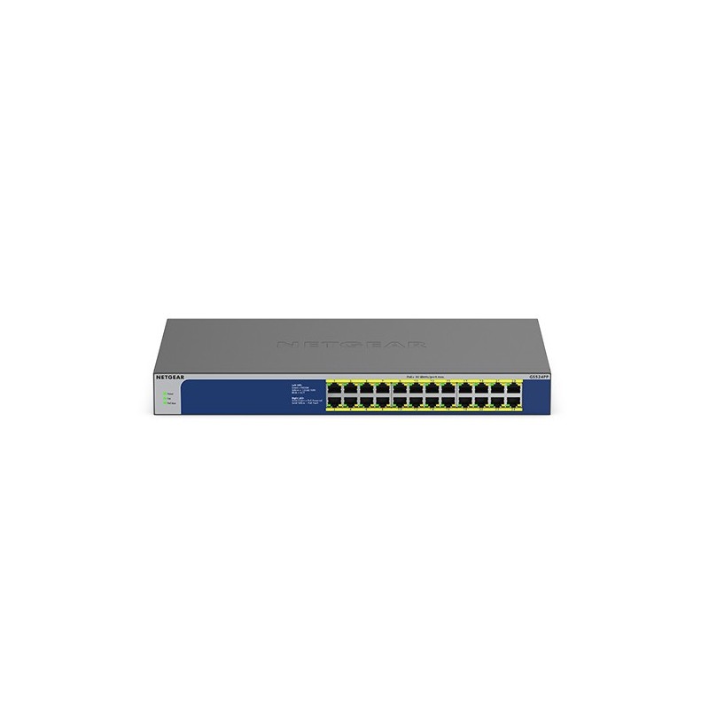 NETGEAR GS524PP Non gestito Gigabit Ethernet (10 100 1000) Supporto Power over Ethernet (PoE) Grigio