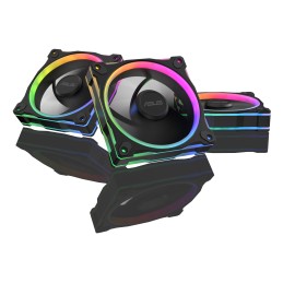 ASUS Prime MR120 Fan ARGB Reverse Black 3in1 Case per computer Ventilatore 12 cm Nero 3 pz