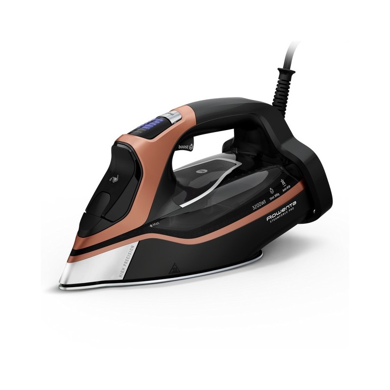 Rowenta DW9520D1 plancha Plancha vapor-seco Suela Microsteam 400 HD Láser 3200 W Negro, Naranja