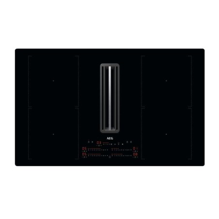 AEG CCE84751CB Nero Da incasso 83 cm Piano cottura a induzione 4 Fornello(i) Cappa da incasso