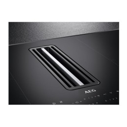 AEG CCE84751CB Nero Da incasso 83 cm Piano cottura a induzione 4 Fornello(i) Cappa da incasso