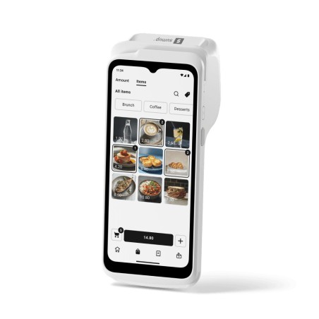 SumUp Terminal - DE lecteur de cartes à puce Intérieure Batterie Wi-Fi + 4G Blanc