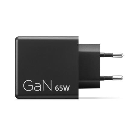 Lenovo Dual USB-C 65W GaN Charger Universal Negro Corriente alterna Interior