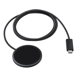 Samsung Magnet Wireless Charger 25W Blck Smartphone Schwarz USB Kabelloses Aufladen Schnellladung Drinnen