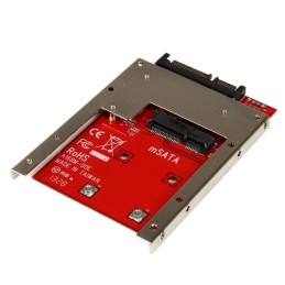 StarTech.com mSATA SSD auf 2,5 Zoll SATA Adapter   Konverter