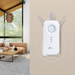TP-Link RE550 network extender Network transmitter & receiver White 10, 100, 1000 Mbit s