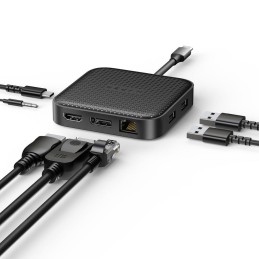Targus HD USB4 Mobile Dock Avec fil Noir