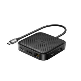 Targus HD USB4 Mobile Dock Kabelgebunden Schwarz