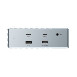 Targus HDG215-EUZ station d'accueil USB 3.2 Gen 2 (3.1 Gen 2) Type-C Argent