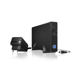ICY BOX IB-377U3 Boîtier HDD Noir 3.5"