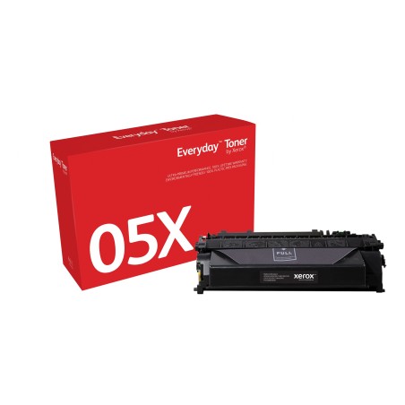 Toner EverydayTM di Xerox Nero compatibile con HP 05X (CE505X), Alta capacità